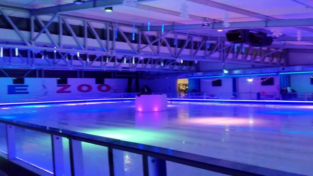 Colourful ice rink at Ice Zoo Sydney