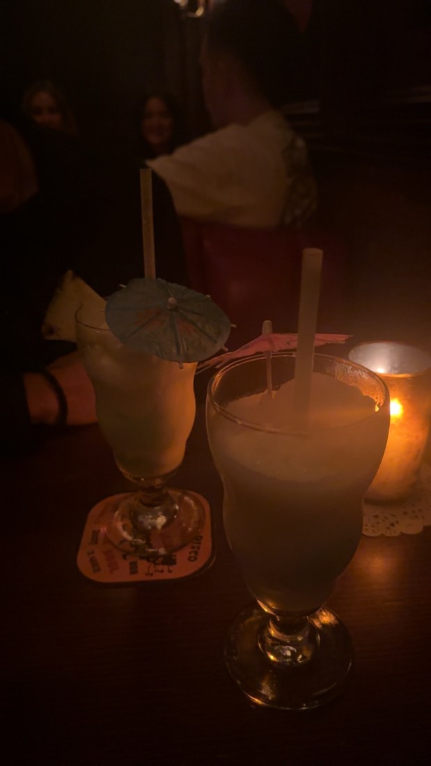Pina colada at Caterpillar Club