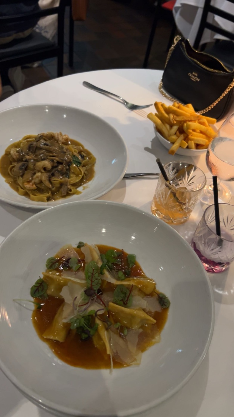 Pasta and ravioli at Machiavelli Ristorante Italiano